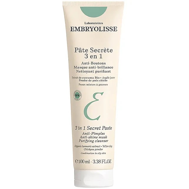 Embryolisse 3 in 1 Secret Paste Karma ve Yağlı Ciltler için Maske ve Temizleyici