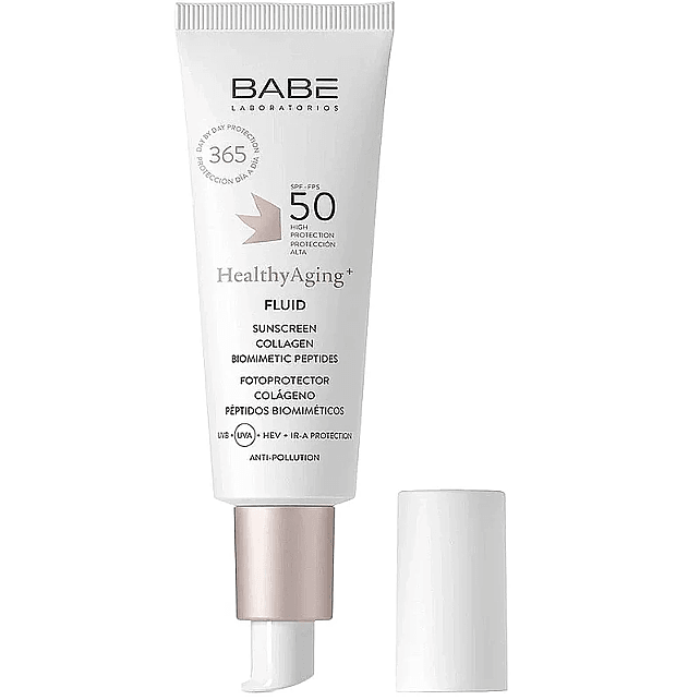 Babe HealthyAging+ Fluid Sunscreen SPF 50+ Leke Karşıtı Güneş Koruyucu Krem