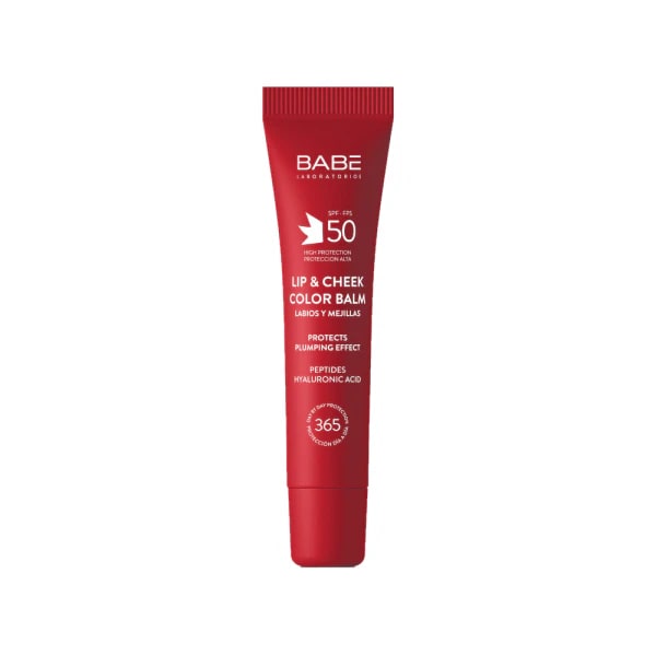Babe Babe Lip and Cheek Color Balm SPF 50 - Dudak ve Yanak Renklendirici Balsam Red