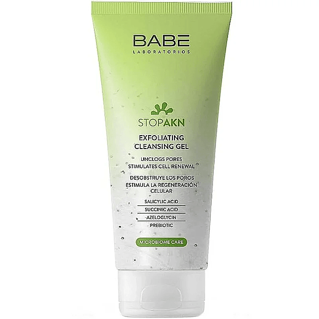 Babe Stop Akn Exfoliating Cleansing Gel - Peeling Etkili Yüz Temizleme Jeli