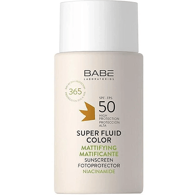Babe Sunscreen Super Fluid Color Mattifying SPF 50 - Matlaştırıcı Renkli Güneş Kremi