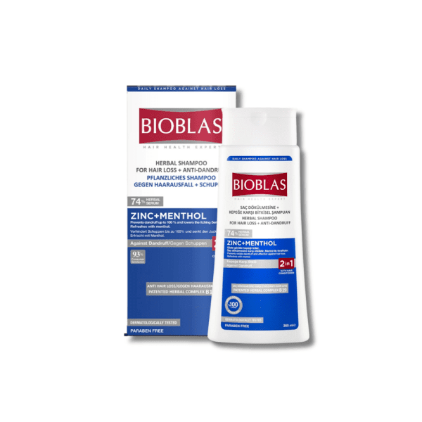 Bioblas 2’si 1 Arada Kepek Karşıtı Şampuan Mentol Ferahlığı