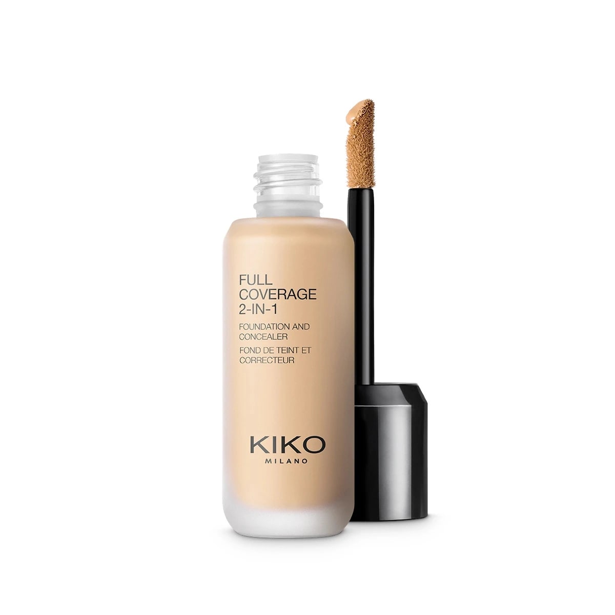 KIKO Milano Fondöten - Full Coverage 2-in-1 Foundation & Concealer - 25 Warm Beige