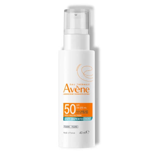 Avène Avene Monolaurin ve Çinko Glukonat İçeren SPF 50 Düzensiz Ciltlere Özel Güneş Kremi