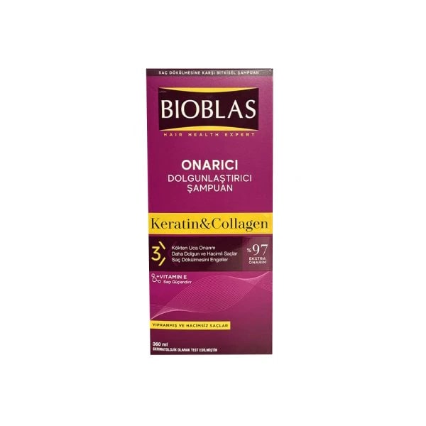 Bioblas Kolajen ve Keratin Onarıcı Şampuan