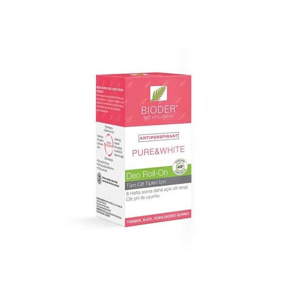 Bioder Antiperspirant Pure&White Deo Roll-On