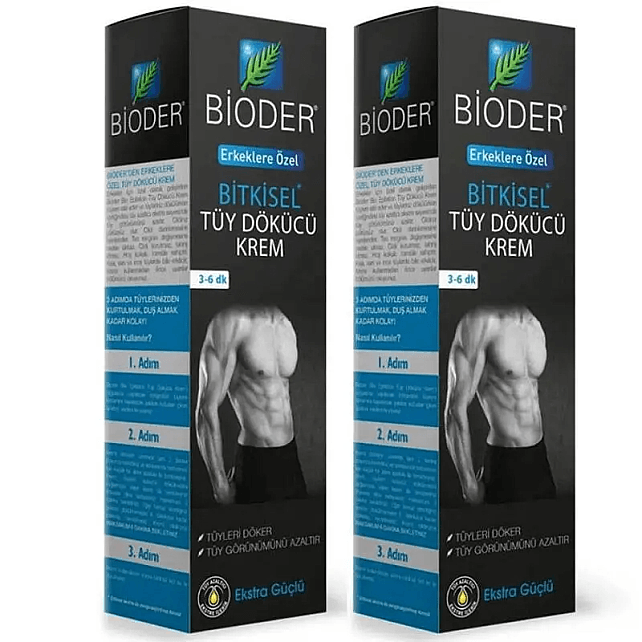 Bioder Erkeklere Özel Tüy Dökücü Krem 2.si %50 İndirimli
