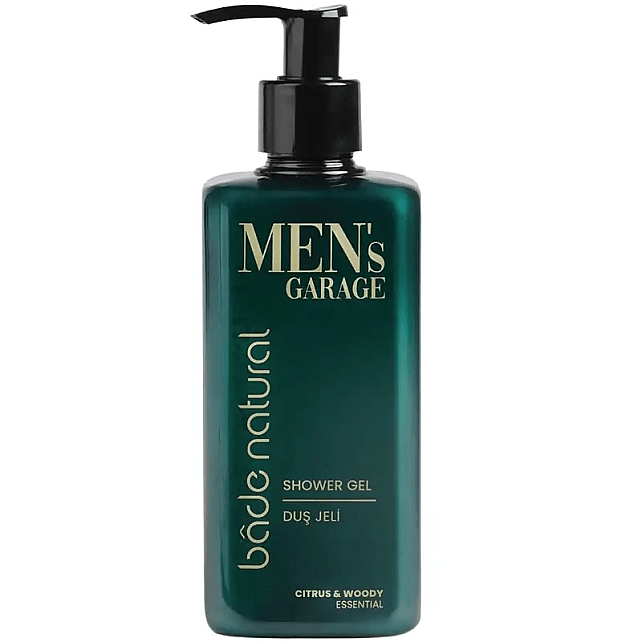Bade Natural Men's Garage Shower Gel - Erkekler İçin Duş Jeli