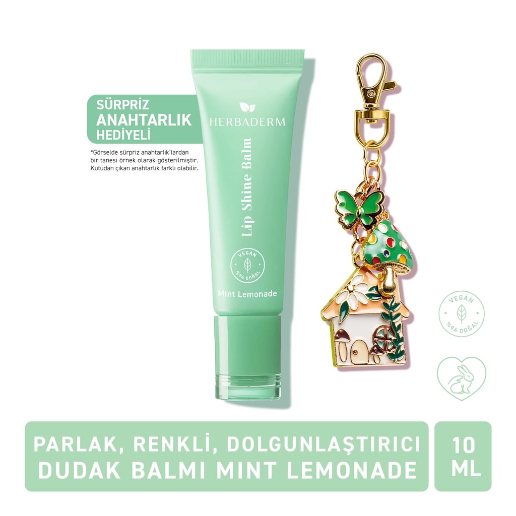Herbaderm Parlak Dudak Balmı Limonata Aromalı 10