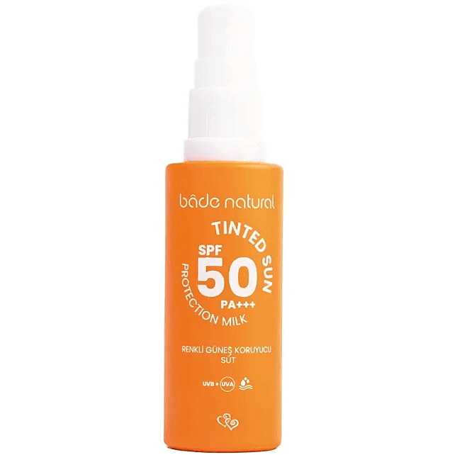 Bade Natural Tinted Sun Protection Milk - Renkli Güneş Koruyucu Süt