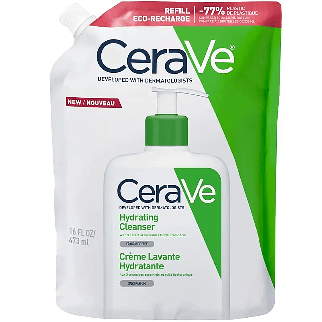 CeraVe Normal Ve Kuru Ciltler İçin Nemlendiren Temizleyici - Refill