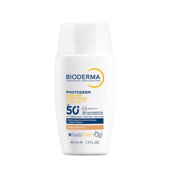Bioderma Photoderm XDefense Spf50+ Tüm Cilt Tipleri Antioksidan Etkili Renkli Güneş Kremi Golden