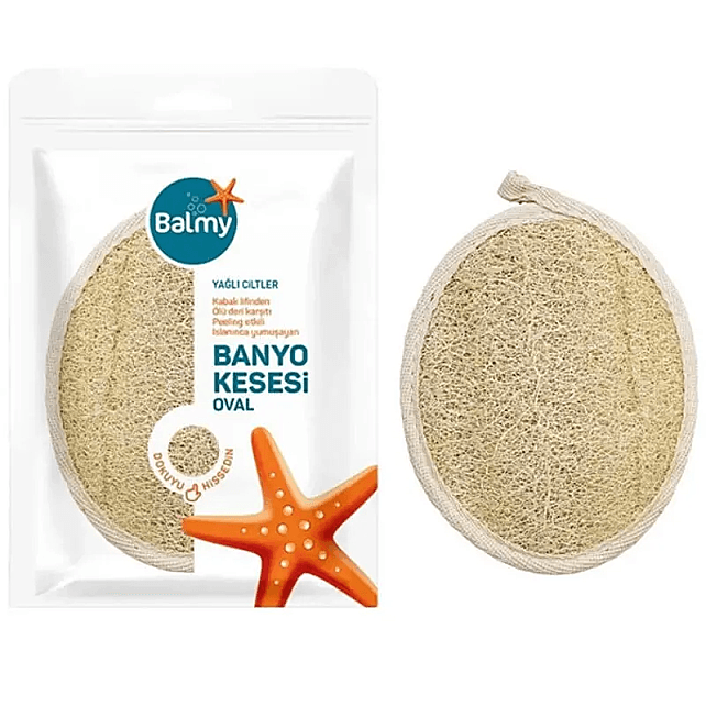 Balmy Doğal Banyo Kesesi - Oval