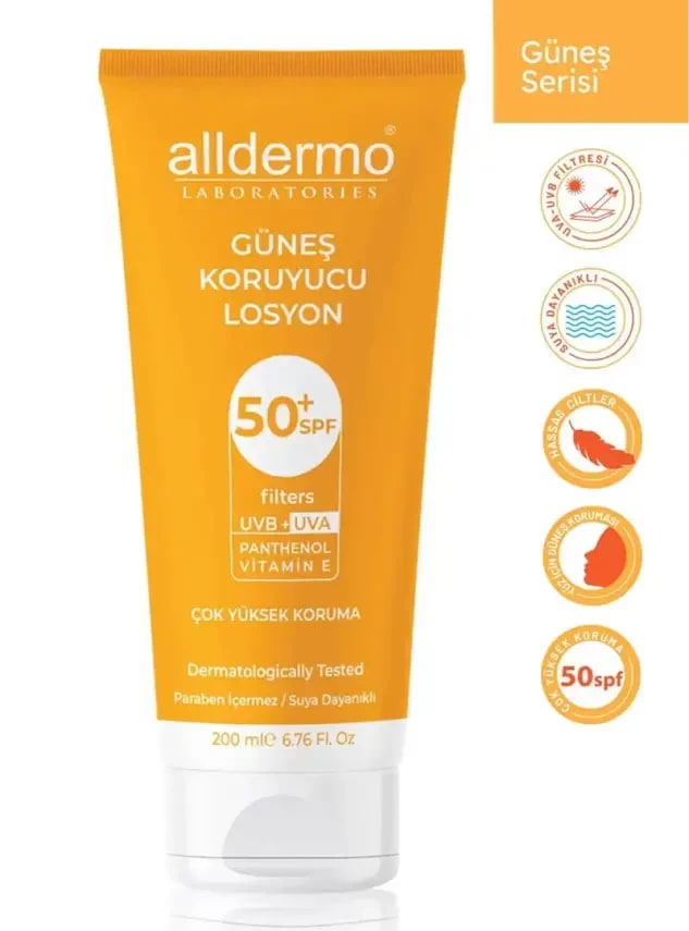 Alldermo Güneş Losyonu SPF50 | Dermo.com.tr