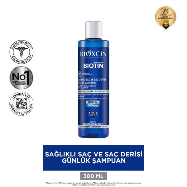Bioxcin Biotin Şampuan Tüm Saç Tipleri | Evdeeczane