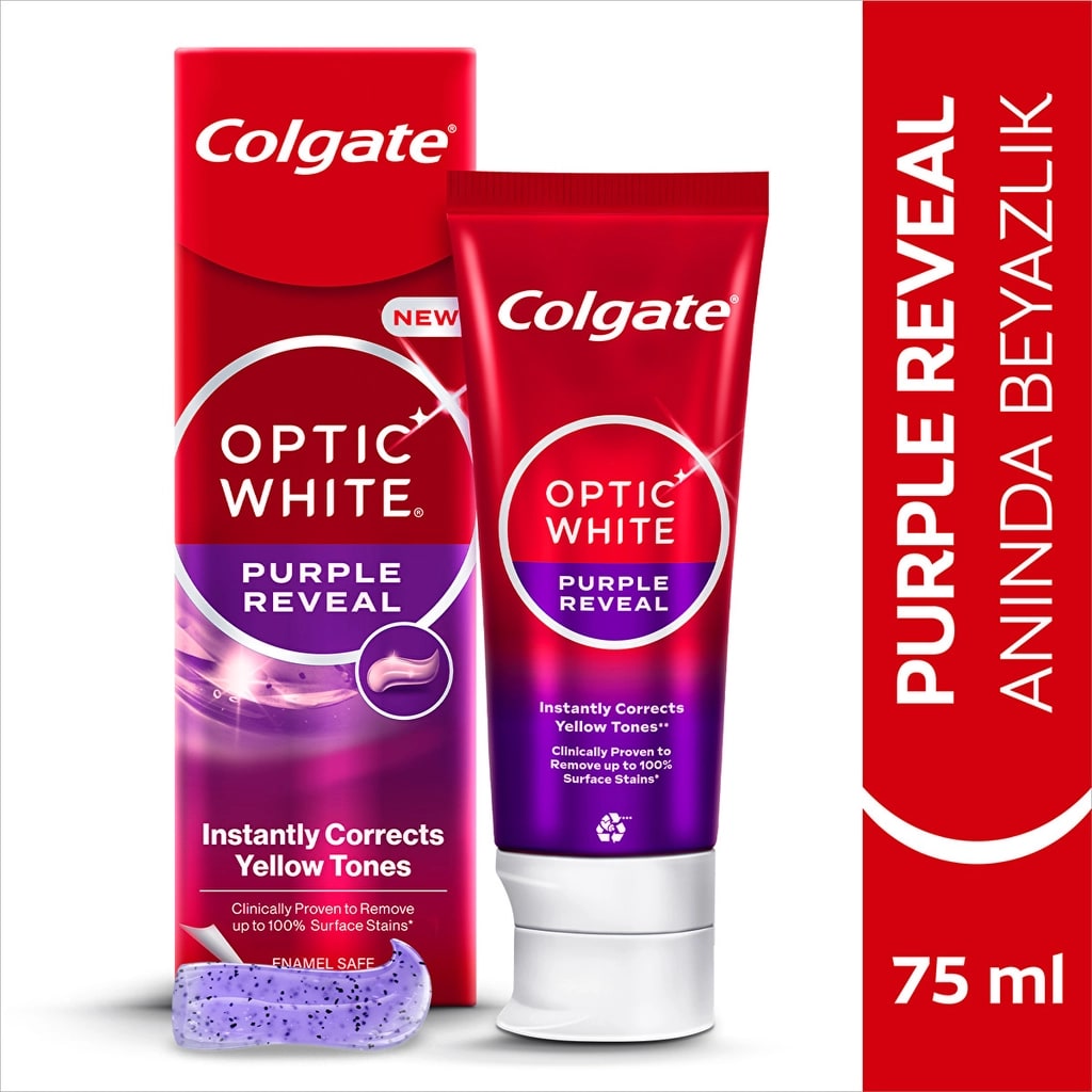 Colgate Optic White Purple Reveal Diş Macunu