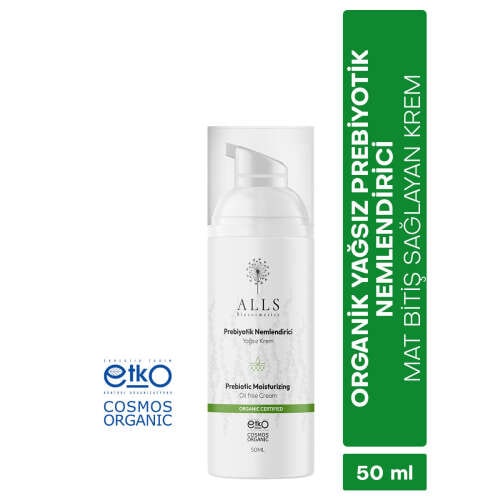 Alls Biocosmetics Organik Yağsız Prebiyotik Nemlendirici