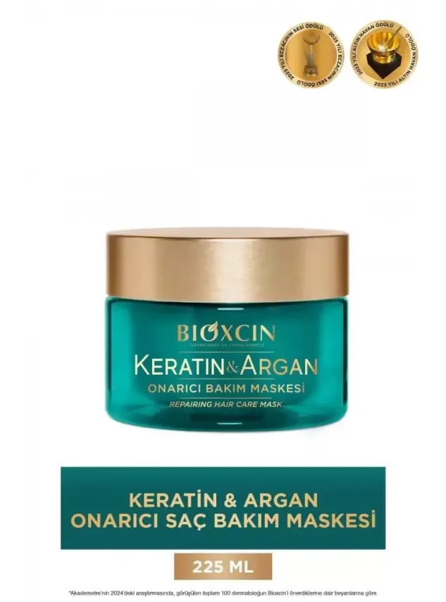 Bioxcin Keratin ve Argan Onarıcı Saç Bakım Maskesi