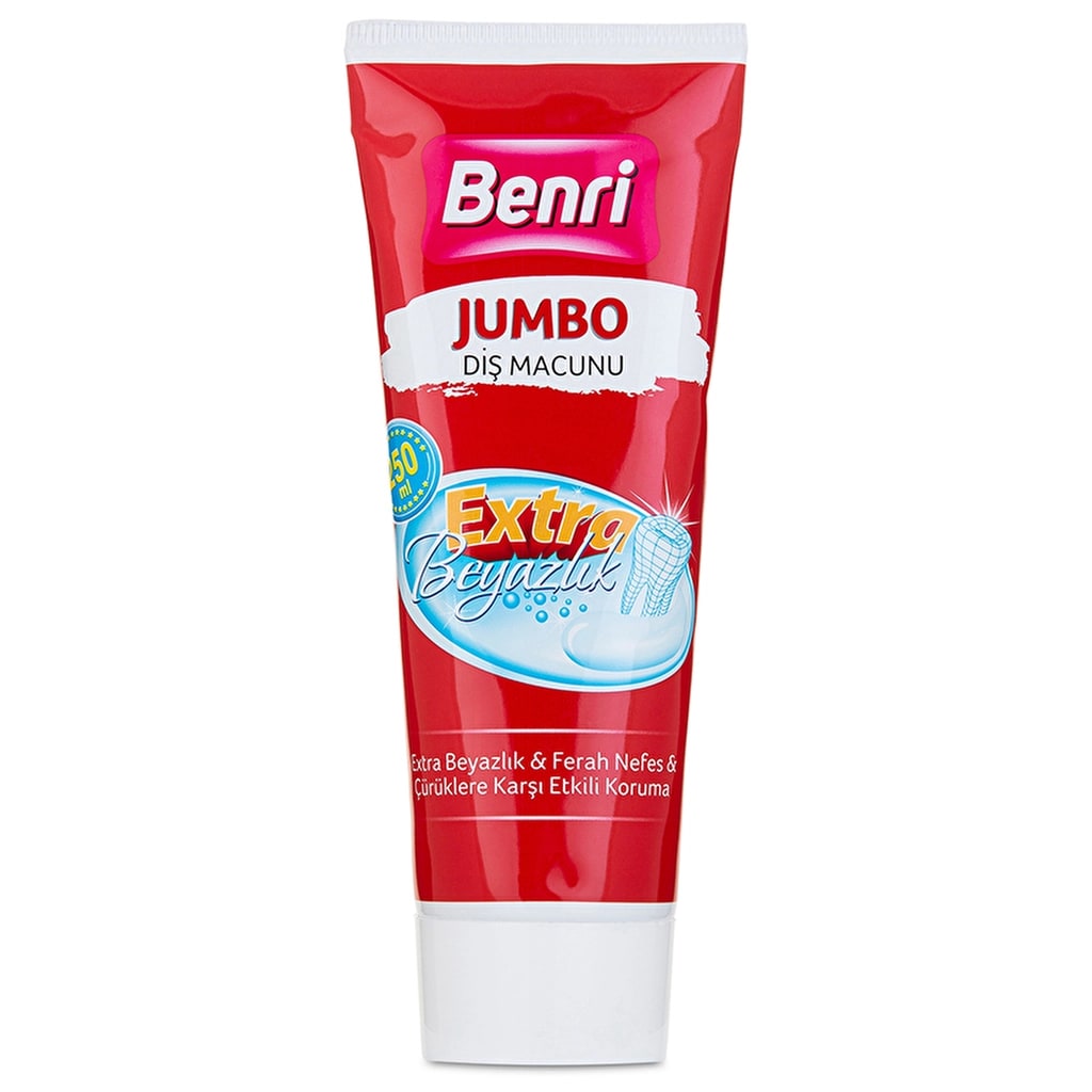Benri Dental Jumbo Diş Macunu