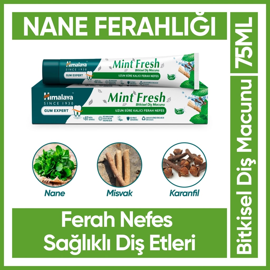 Himalaya Diş Macunu Nane Tazeliği