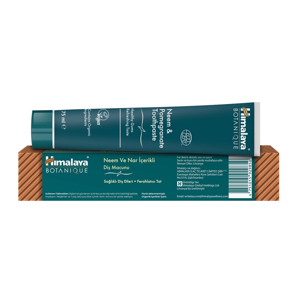 Himalaya Neem & Pomegranate Organik Diş Macunu