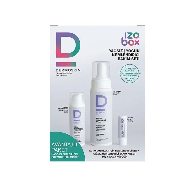 Dermoskin Izo Box Yağsız Yoğun Nemlendirici Bakım Seti