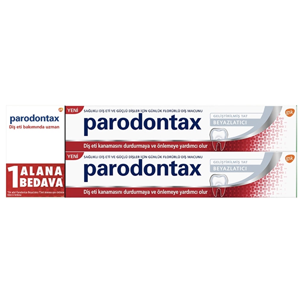 Parodontax Beyazlatıcı Diş Macunu x 2