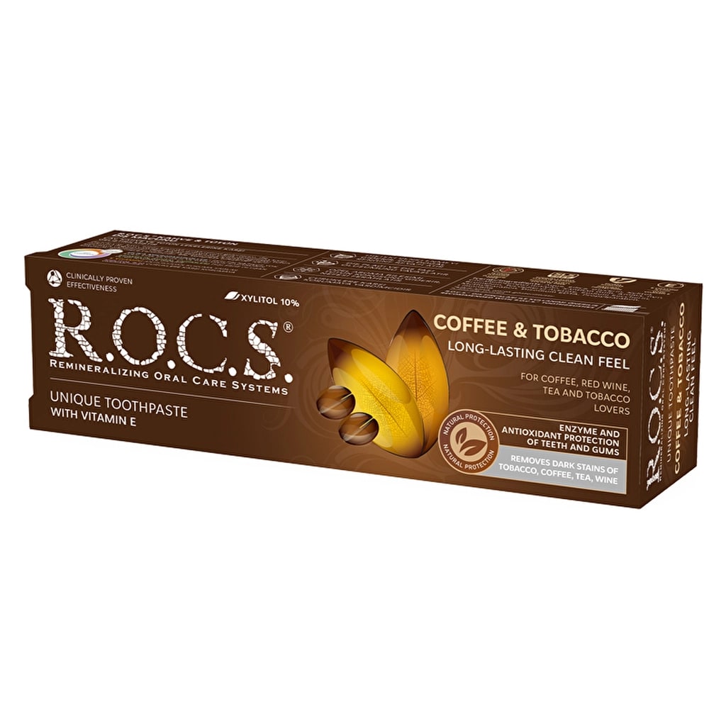 Rocs Coffee & Tobacco Lekelere Karşı Diş Macunu