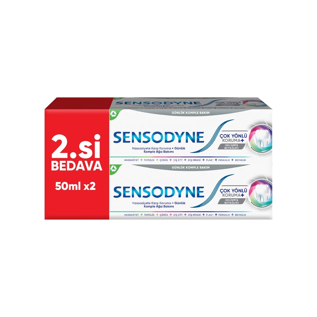 Sensodyne Çok Yönlü Koruma Diş Macunu x 2