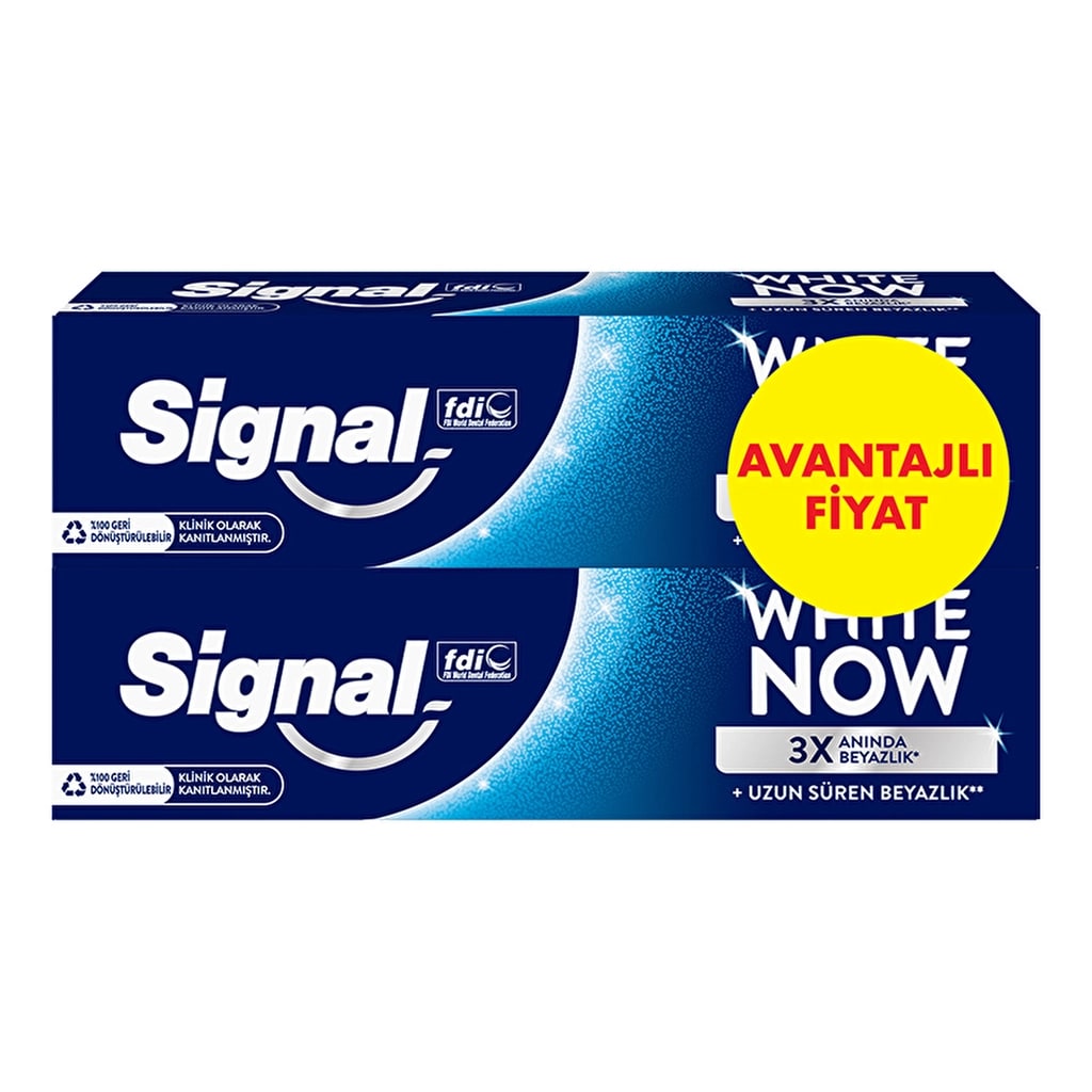 Signal White Now Diş Macunu Original Uzun Süren Beyazlık x 2