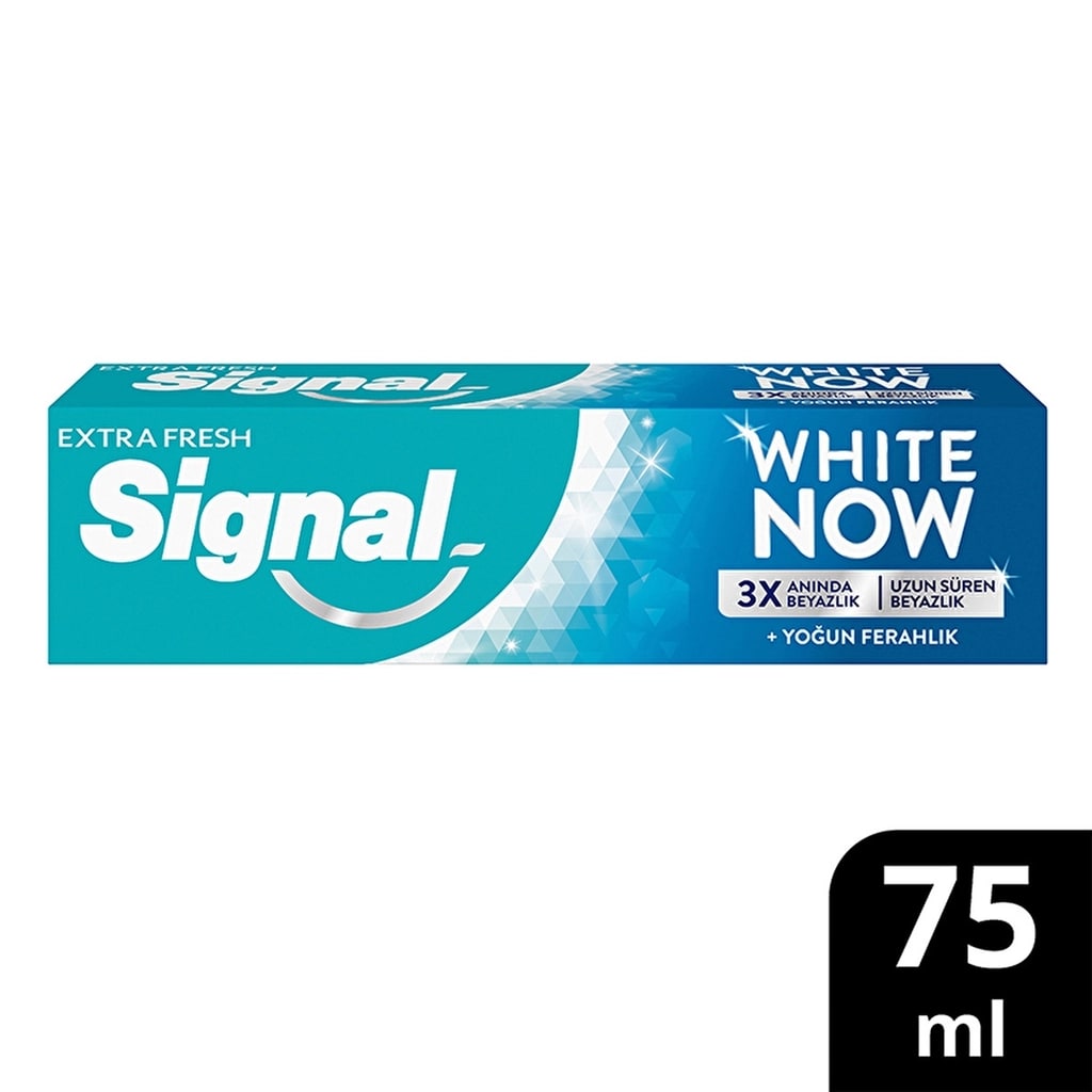 Signal White Now Extra Fresh Anında Beyazlatıcı Diş Macunu