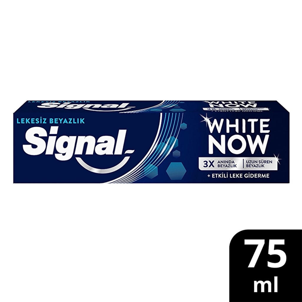 Signal White Now Lekesiz Beyazlık Anında Beyazlatıcı Leke Karşıtı Diş Macunu