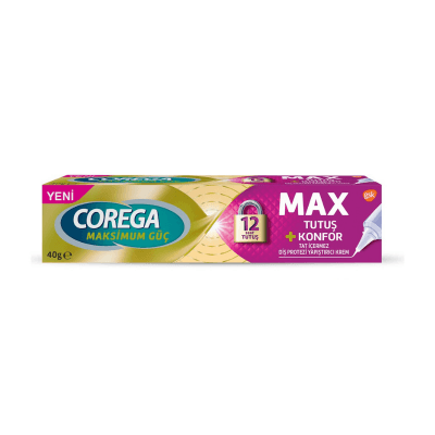 Corega Maksimum Kontrol Diş Protezi Yapıştırıcı Krem