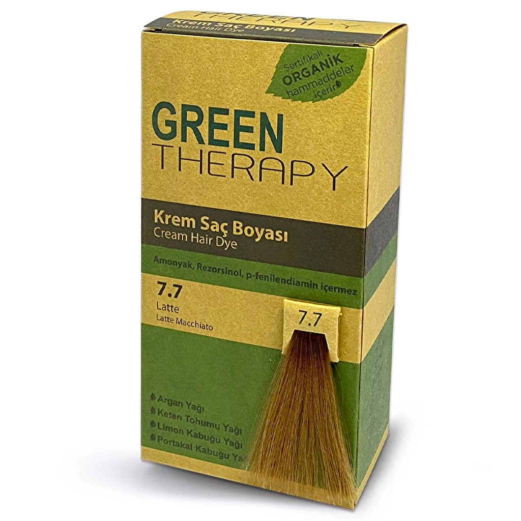 Green Therapy Krem Saç Boyası 7.7 Latte