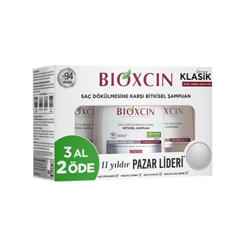 Bioxcin Genesis Kuru ve Normal Saçlar için Şampuan 3 Al 2 Öde - 8697432090000