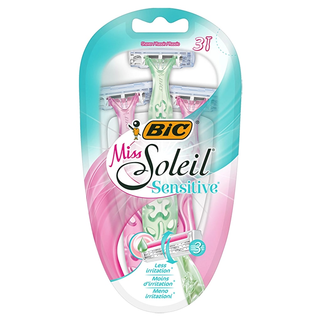 Bic Miss Soleil Sensitive 3 Bıçaklı Kadın Tıraş Bıçağı 3'lü Paket