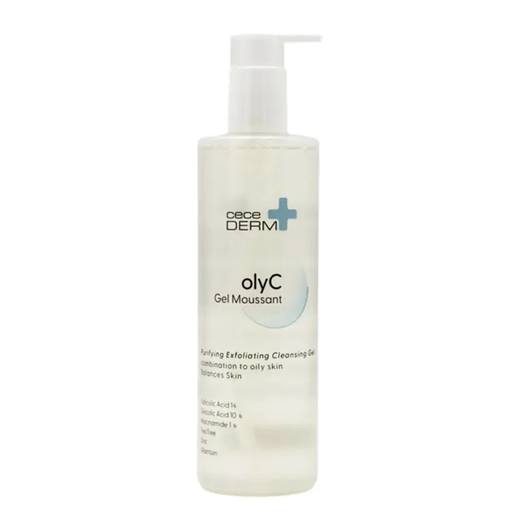 Cecemed CeceDerm olyC Karma ve Yağlı Ciltler İçin Temizleme Jeli