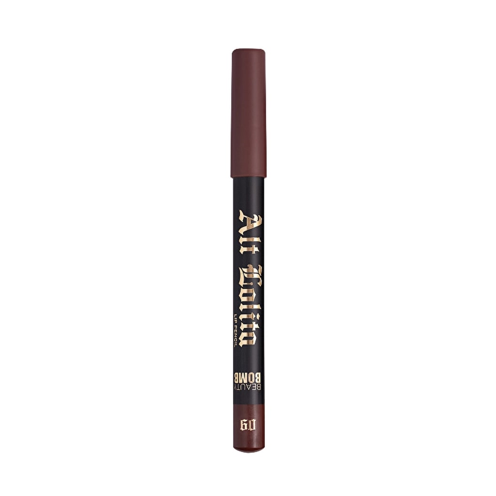 Beauty Bomb Lip Pencil Alt Lolita 09 Cacao Friend - Long-Lasting Matte Lip Liner for Precise Definition