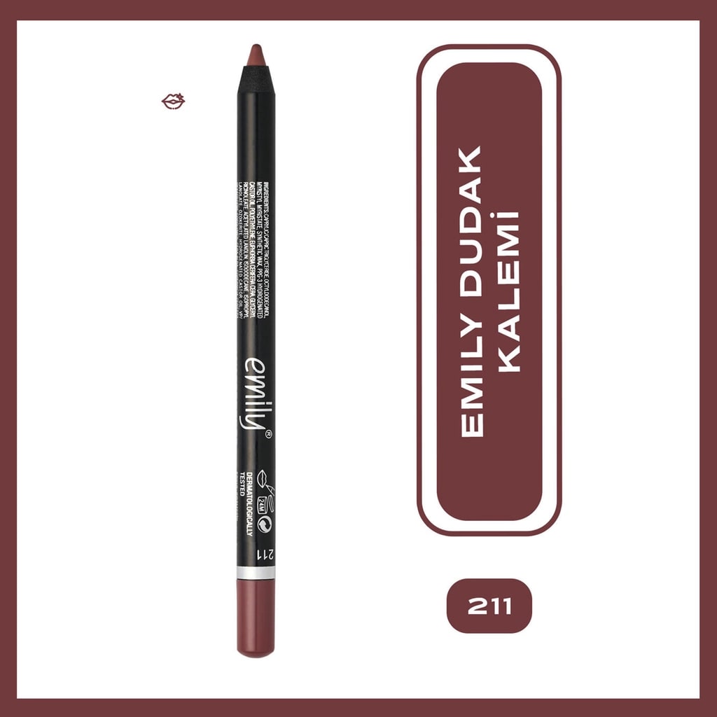 Emily Long Lasting Lip Pencil Dudak Kalemi 211