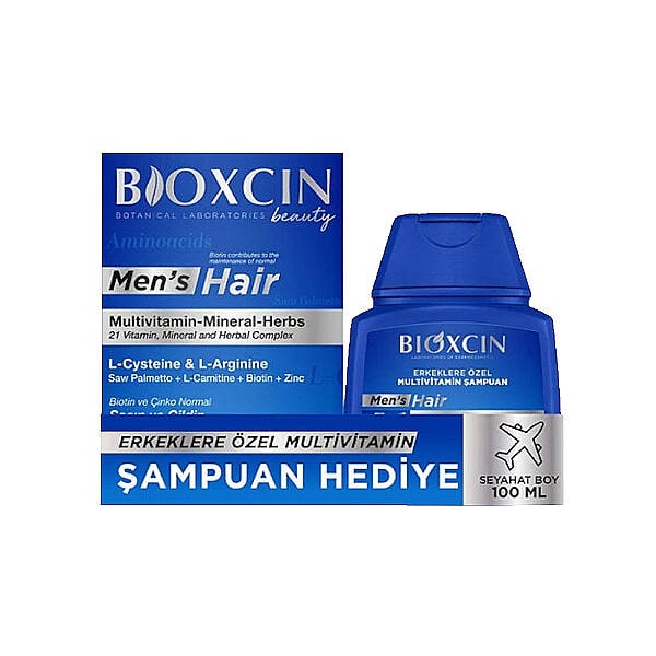 Bioxcin Men's Hair + Erkeklere Özel Multivitamin Şampuan Hediye