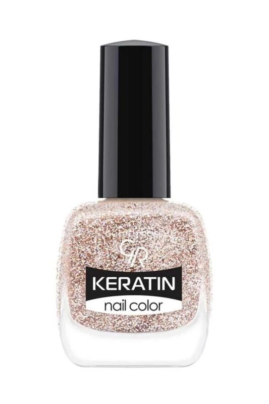 Golden Rose Keratin Nail Color Glitter - 404 Glitter - Işıltılı Oje - Keratin Nail Color Glitter