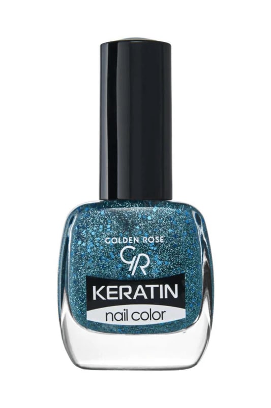 Golden Rose Keratin Nail Color Glitter - 409 Glitter - Işıltılı Oje - Keratin Nail Color Glitter