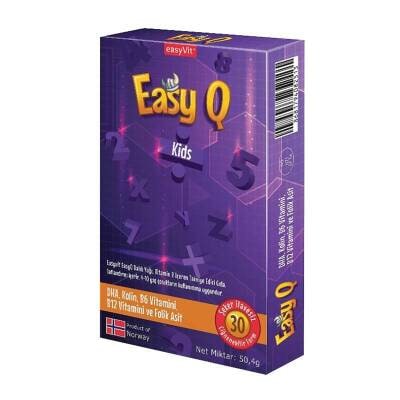 EasyVit EasyFishoil Q Omega 3 Balık Yağı Vitamin | Evdeeczane
