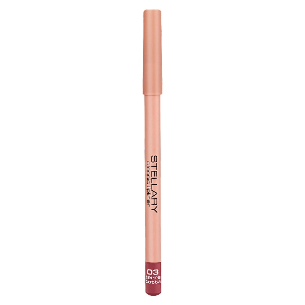 Stellary Lip Liner Dudak Kalemi 03 Terra Cotta - High Pigmentation & Smooth Application