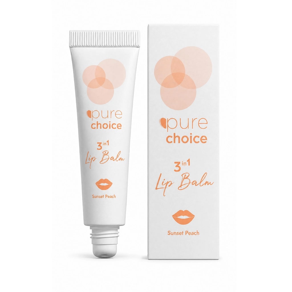 Pure Choice Sunset Peach Glossy Lip Balm