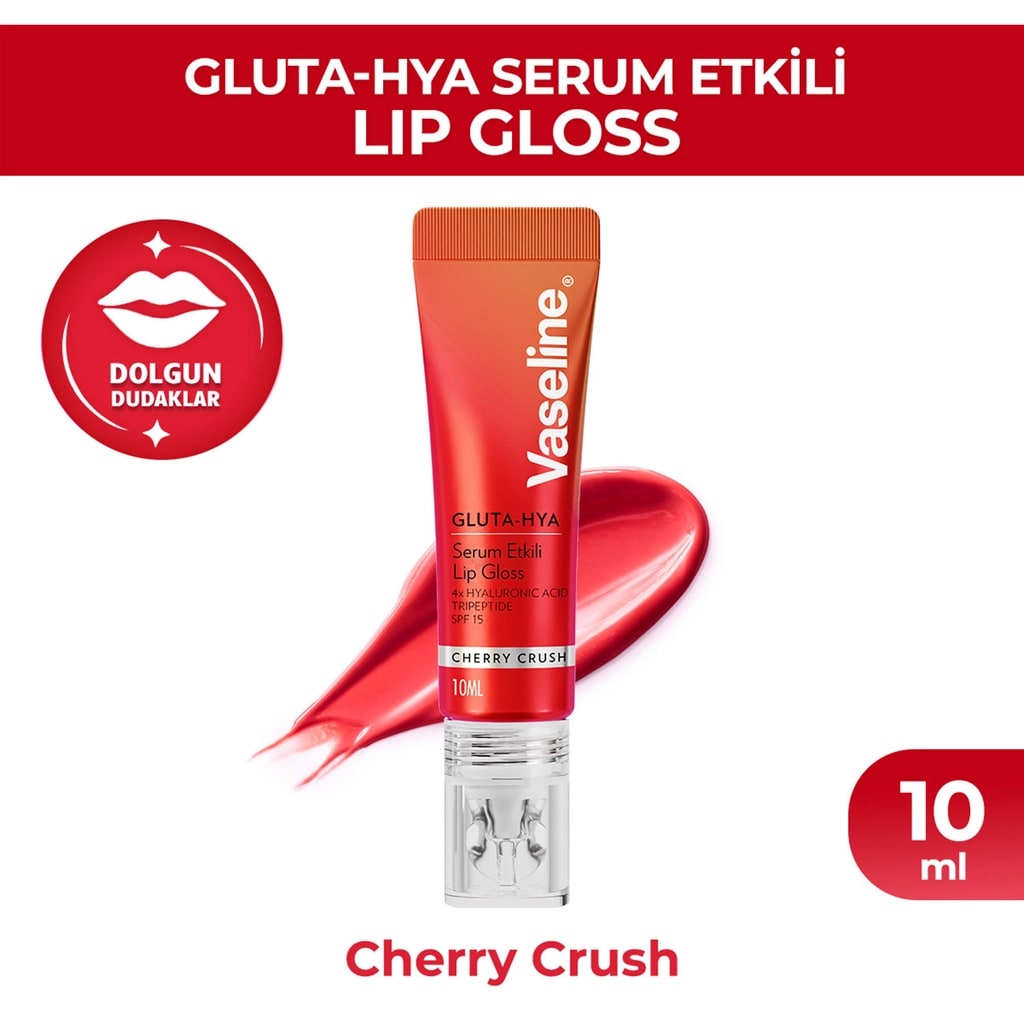 Vaseline Vaseline Gluta Hya Serum Etkili Lip Gloss Cherry Crush - Gratis Cherry