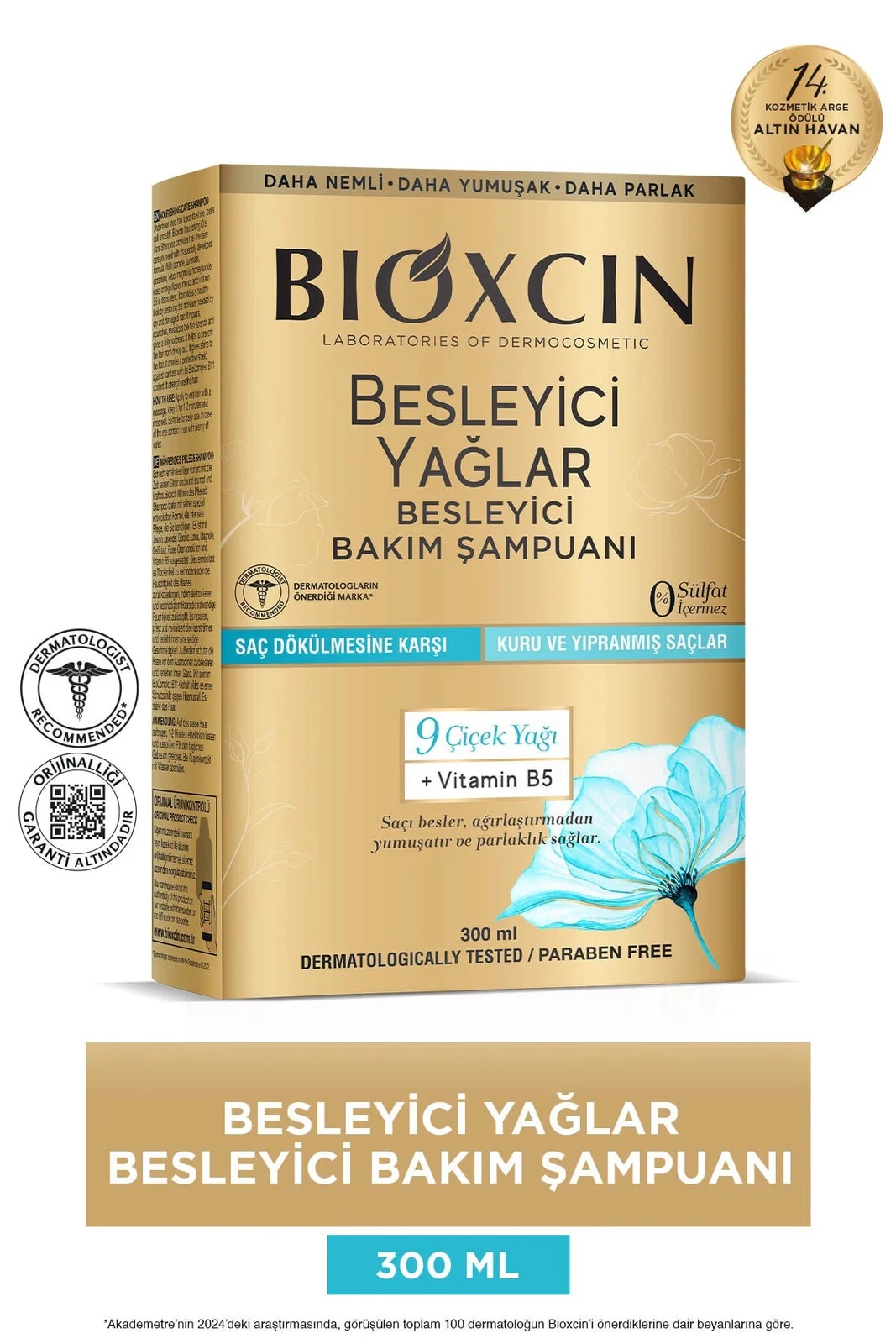 Bioxcin Besleyici Yağlar Şampuan