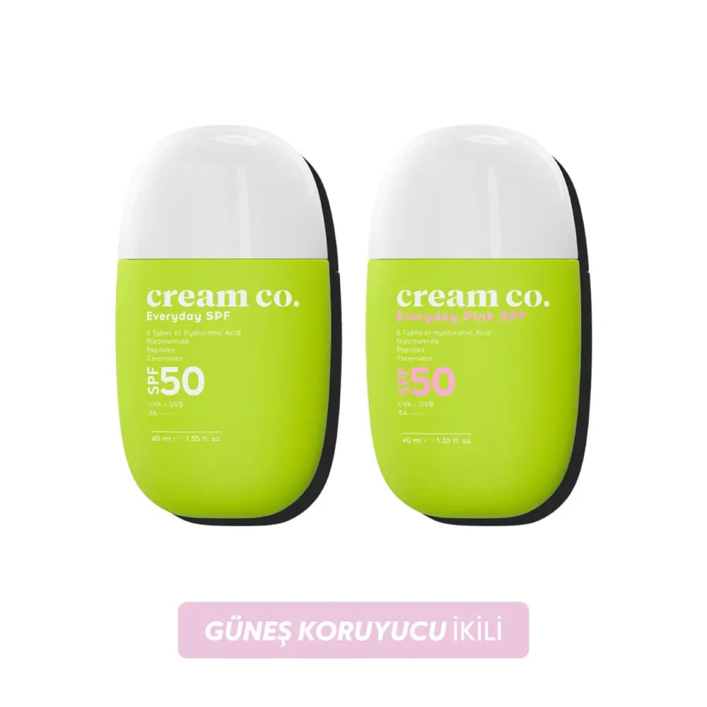Cream Co. Güneş Koruyucu İkili Set