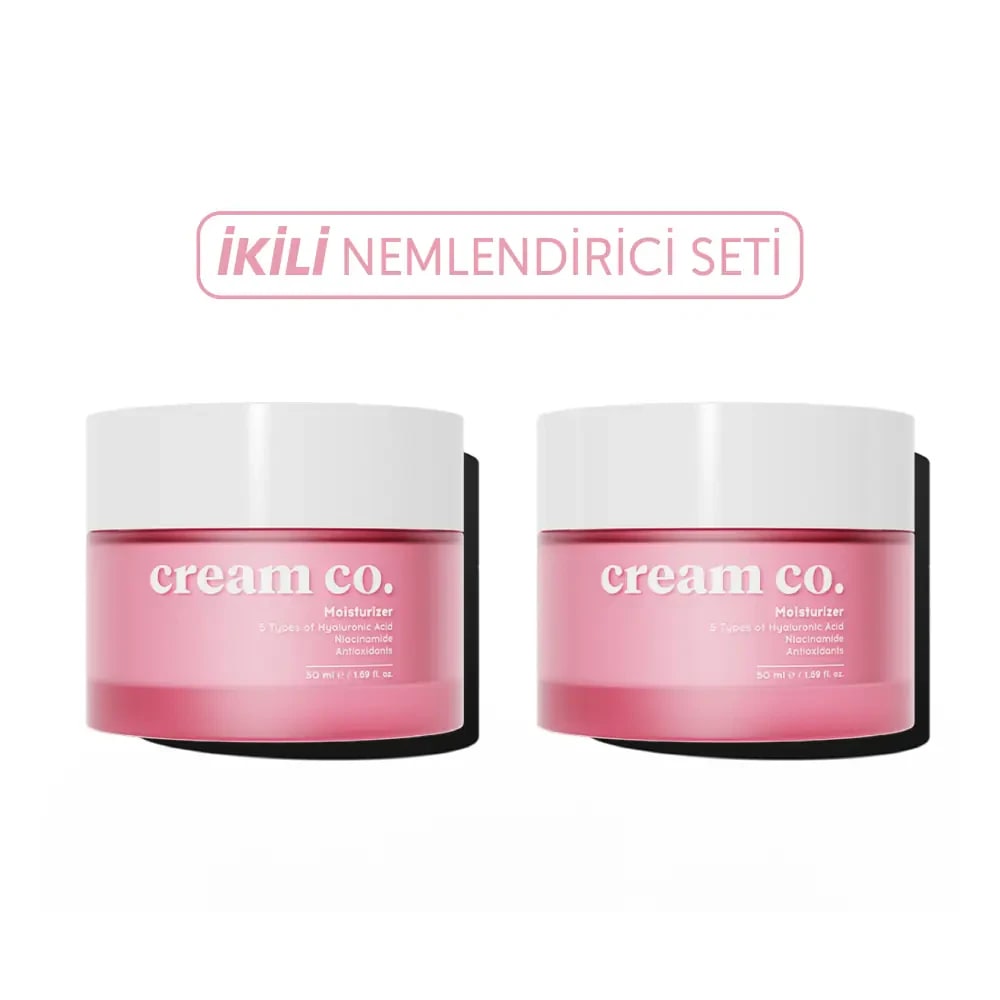 Cream Co. Moisturizer Yüz Nemlendirici İkili