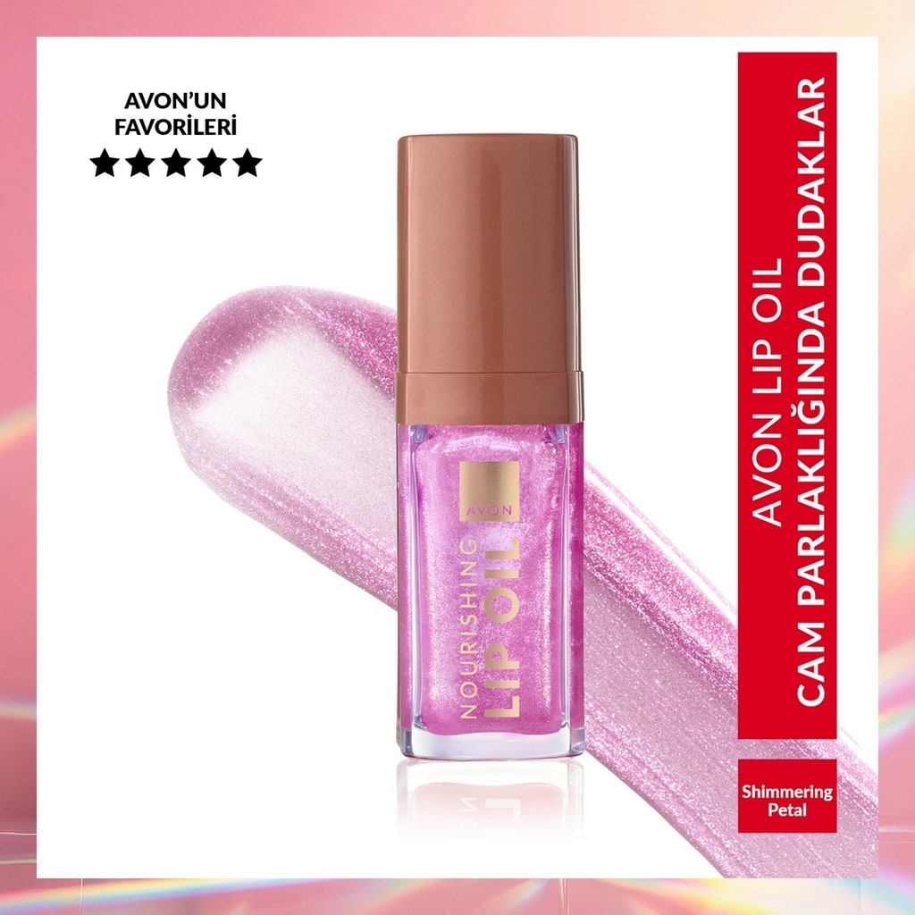 Avon Lip Oil Besleyici Dudak Bakım Yağı Shimmering Petal